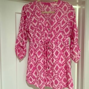 Fresh Produce pink tunic top